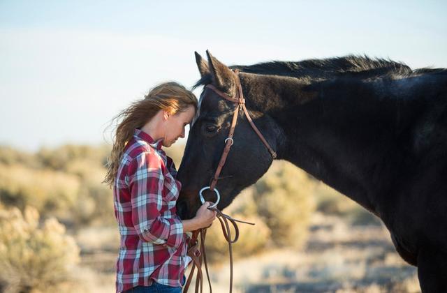 Equine-assisted horse therapy at Triple T Haven in Ault, Colorado for trauma survivors, PTSD brain