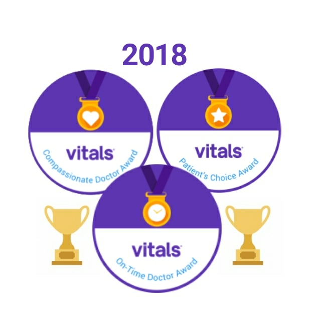 Recognitions of best Cheyenne / Fort Collins / Wyoming / Colorado neurologist recognized for good best Compassionate Doctor Award, On-Time Doctor Award, Patient's Choice Award